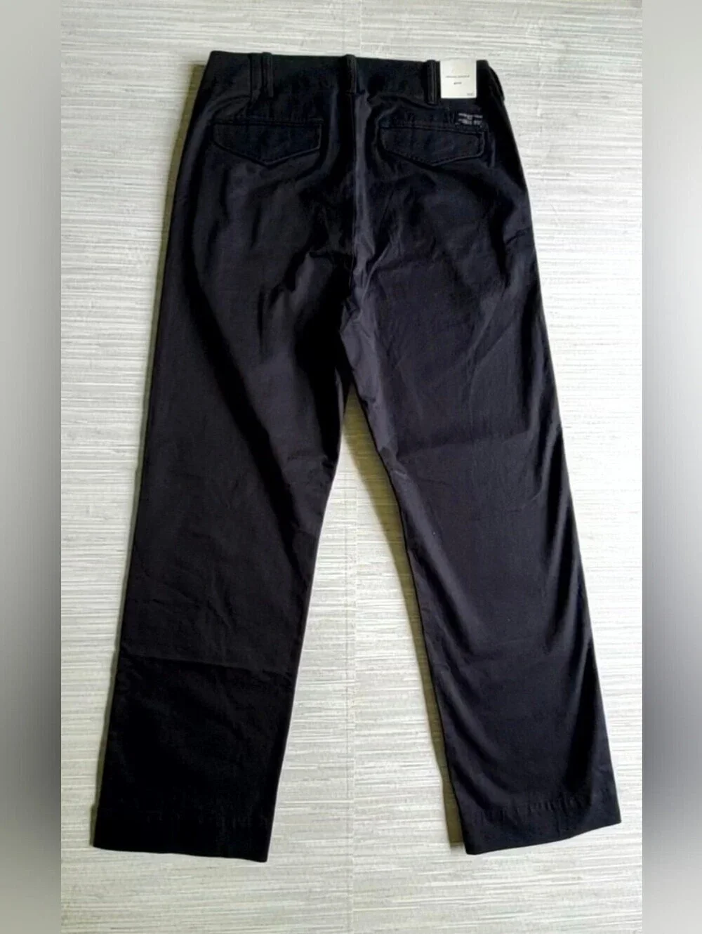 Banana Republic Men’s Relaxed Stretch Chino Pants Black 33x32 Work Casual NWT